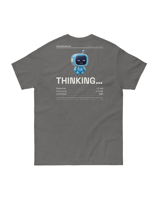 graphite T-shirt Agent Thinking — back print